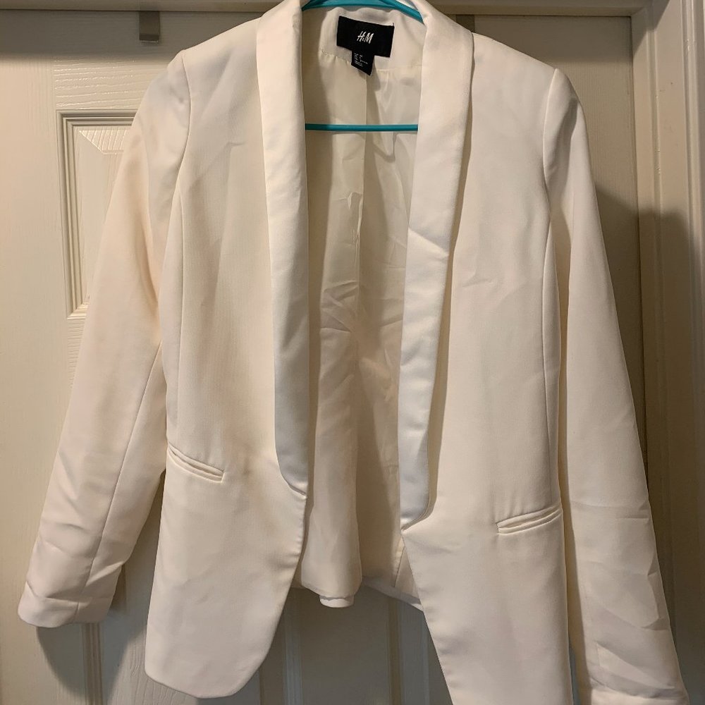 H&M White Blazer